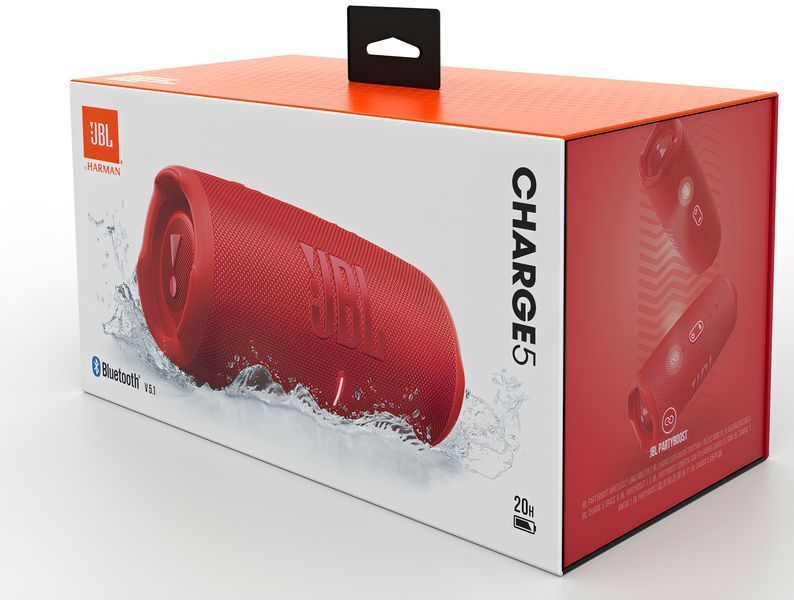 Портативна акустика JBL Charge 5 (JBLCHARGE5RED) Red 18965 фото